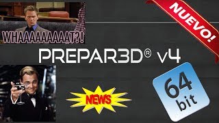 PREPAR3D V40 EN 64 BITS NUEVO Y PROBANDO [upl. by Nnel]