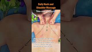 Daily Neck and Shoulder Massage neckmassage shouldermassage dailymassage headacherelief [upl. by Steere592]