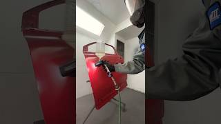 SPRAYING THE WORLDS BEST AUTOBODY PAINT GUN [upl. by Mihe]