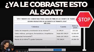 SOAT Colombia 2022  Que cubre el SOAT en caso de accidente en COLOMBIA [upl. by Bricker]