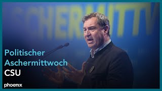 Politischer Aschermittwoch der CSU [upl. by Gnov]