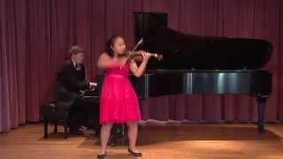 Wieniawski Scherzo Tarantella Sarah Ma [upl. by Eimmelc]