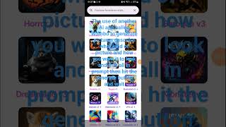 how to use Ai app called Wombo from playstore to generate Ai images and art aiartwork [upl. by Benedikt]