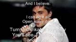 Dima BilanBelieve Lyrics [upl. by Zosi404]