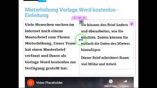 Mieterhöhung Vorlage Word kostenlos [upl. by Naffets487]