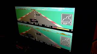 Commodore 64 Pitstop 2 SemiPro 6 Laps Rouen Les Essarts 1039 [upl. by Lalage]