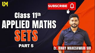 Class 11 Applied Maths SetsExe 54ML Aggarwalbinaymaheshwari2808 [upl. by Truda36]