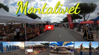 Le marché de Montalivet et la vie de la station balnéaire [upl. by Ahiel983]