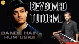 BANDE HAI HUM USKE  DHOOM 3  PIANOKEYBOARD TUTORIAL [upl. by Telimay907]