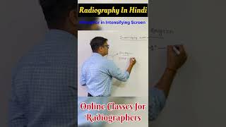 Intensifying screen phosphor radiographyinhindi radiologyonlineclasses [upl. by Otrebmal]