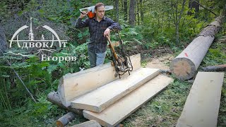 Two Chainsaw Secrets  Turning a Tree into Perfect Boards [upl. by Nesahc507]