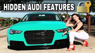 ALL AUDI SECRET HACK AND HIDDEN FEATURES IN FIVE MINUTES [upl. by Hukill]