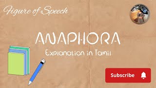 AnaphoraFigure of SpeechExplanation in tamil [upl. by Hoi]