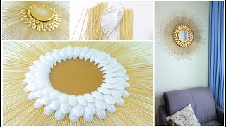 Home decor DIY room decor Wall hanging craft idea Best out of waste [upl. by Aitret]