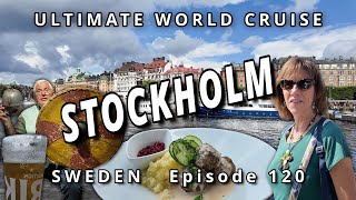 Exploring STOCKHOLM Sweden  Ultimate World Cruise Ep120 Stunning Archipelago Palaces amp Museums [upl. by Hayott]