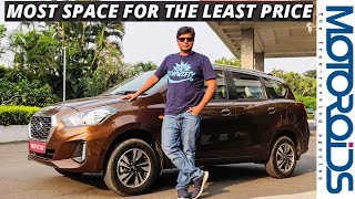 New 2018 Datsun Go Plus Facelift Review  Big Space Small Price  Motoroids [upl. by Au]