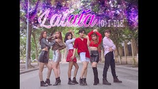 KPOP IN PUBLIC CHALLENGE GIDLE 여자아이들  LATATA INTROOUTTRO Dance Cover By VENUSS [upl. by Minsk]