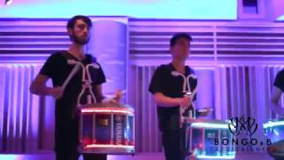 Bongo and B  Ways to WOW your Guests with Live Entertainment  LED Drumline  Bongo Show [upl. by Arodoet]