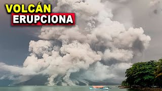 Entra en erupción volcán de Indonesia y provoca evacuaciones [upl. by Yenal]