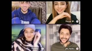 Ali Hydrabadi amp Pattlo Vs Hareem Shah amp Faryal Shah Tiktok Live Match Funny Moment [upl. by Anitak]