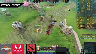 DOTA 2 Gameplay  AMD Ryzen 3 3200U Vega 3 [upl. by Getraer]