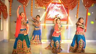 Dandiya masti 2024 group dance [upl. by Ahsirak]