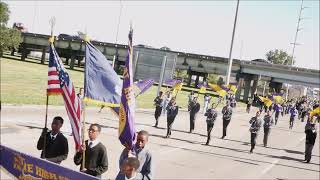 St Aug Marching Band 2024 Under the bridge performance HD 4K  St Marys homecoming Parade [upl. by Annitsirhc]