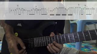 မျိုးကြီး Myo Gyiညီလေး Nyi Lay guitar solo cover with TAB [upl. by Laemaj67]