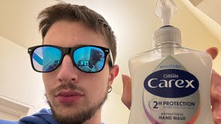 Cussons CAREX ANTIBACTERIAL HANDWASH REVIEW [upl. by Amrita]