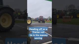 Heading out on a tractor run [upl. by Marybelle]