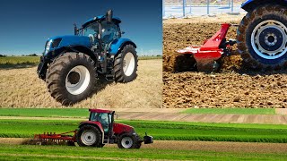 Tractor Operating in the Field – Modern Agriculture [upl. by Alegnave902]