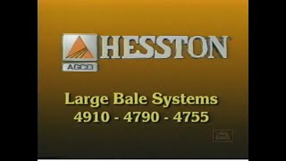 AGCO HESSTON HESSTON LARGE BALE SYSTEMS 4910 4790 4755 BALERS [upl. by Onitsoga]