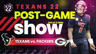 Texans Vs Packers RECAP Texans 22 postgame show [upl. by Golliner626]