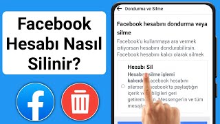 Facebook Hesabı Nasıl Silinir 2023  Facebook Hesap Kapatma Silme 2023 [upl. by Yahsal]