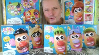 Mr Potato Head 75th Anniversary Complete Collection Comparison Construction Review [upl. by Corell]