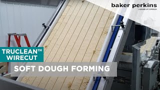 Baker Perkins TruClean™ Soft Dough Forming Compact Dough Feeder and Rotary Moulder [upl. by Boffa]