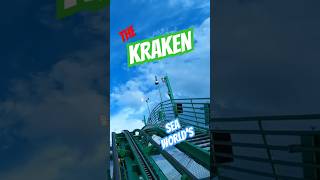 Insane Kraken Roller Coaster at SEA WORLD shorts [upl. by Kenton388]