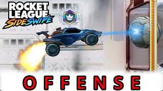 Rocket League Sideswipe How to ATTACK like a Grand Champion Offense Tips [upl. by Johnsten]