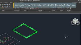 Navigation Tool in GstarCAD 2023 [upl. by Adihaj74]