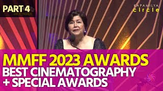 MMFF 2023 Awards Night  Best Cinematography Gender Sensitivity Award  Special Awards winners [upl. by Tansey]