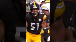 HERBIG SACK FUMBLE 🙌 steelers nfl shorts highlight LACvsPIT on CBS [upl. by Atinahs]