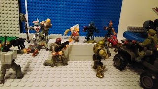 halo mega construx stop motion quotbattle on delta haloquot part 1 [upl. by Suilienroc569]