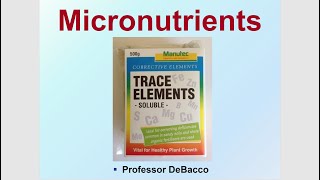 Micronutrients [upl. by Jahdai]