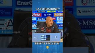 LA FORMAZIONE SENTITE COSA DICE SPALLETTI 😂 [upl. by Ann360]