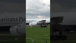 Samaritan’s Purse Douglas DC8 Takeoff [upl. by Eidassac479]