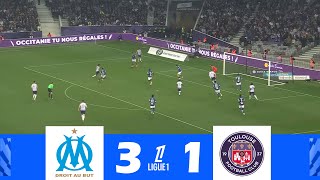 Marseille contre Toulouse 31  Ligue 1 McDonalds 202425  Résumé de Match [upl. by Rockefeller866]