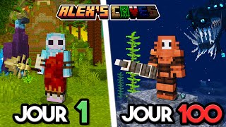 Voici comment j’ai survécu 100 JOURS sur Alex’s Caves [upl. by Boles]