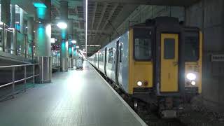 Abellio Greater Anglia 317503 and 317658 departing Stansted Airport [upl. by Angi]