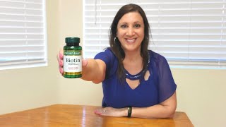 Biotin For Hair Skin And Nails  Natures Bounty Vitamins [upl. by Maurits608]