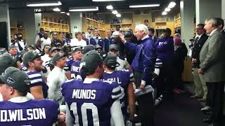 Bill Snyder  post game speech  BIG 12 Champs 12112 [upl. by Vtarj861]